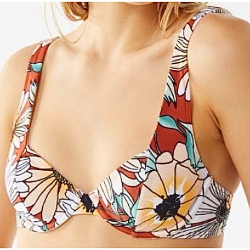 Urban Outfitters “Out From Under” Floral Bikini Top, Sz. XL